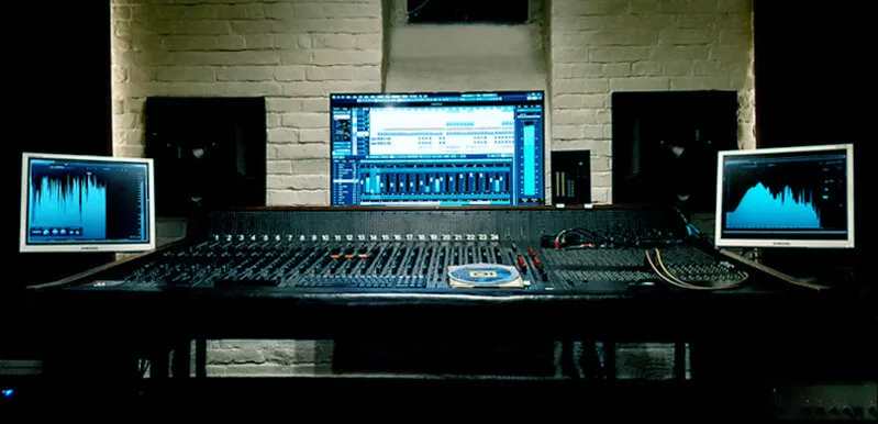 Odiseja Recording Studio control room